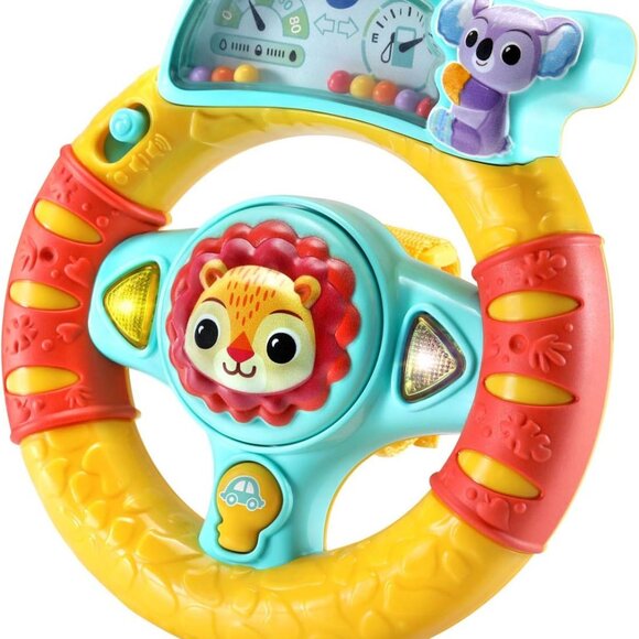 Brand New 🚗Vtech Grip & Go Steering Wheel-French Version 3–24 months - Picture 6 of 12